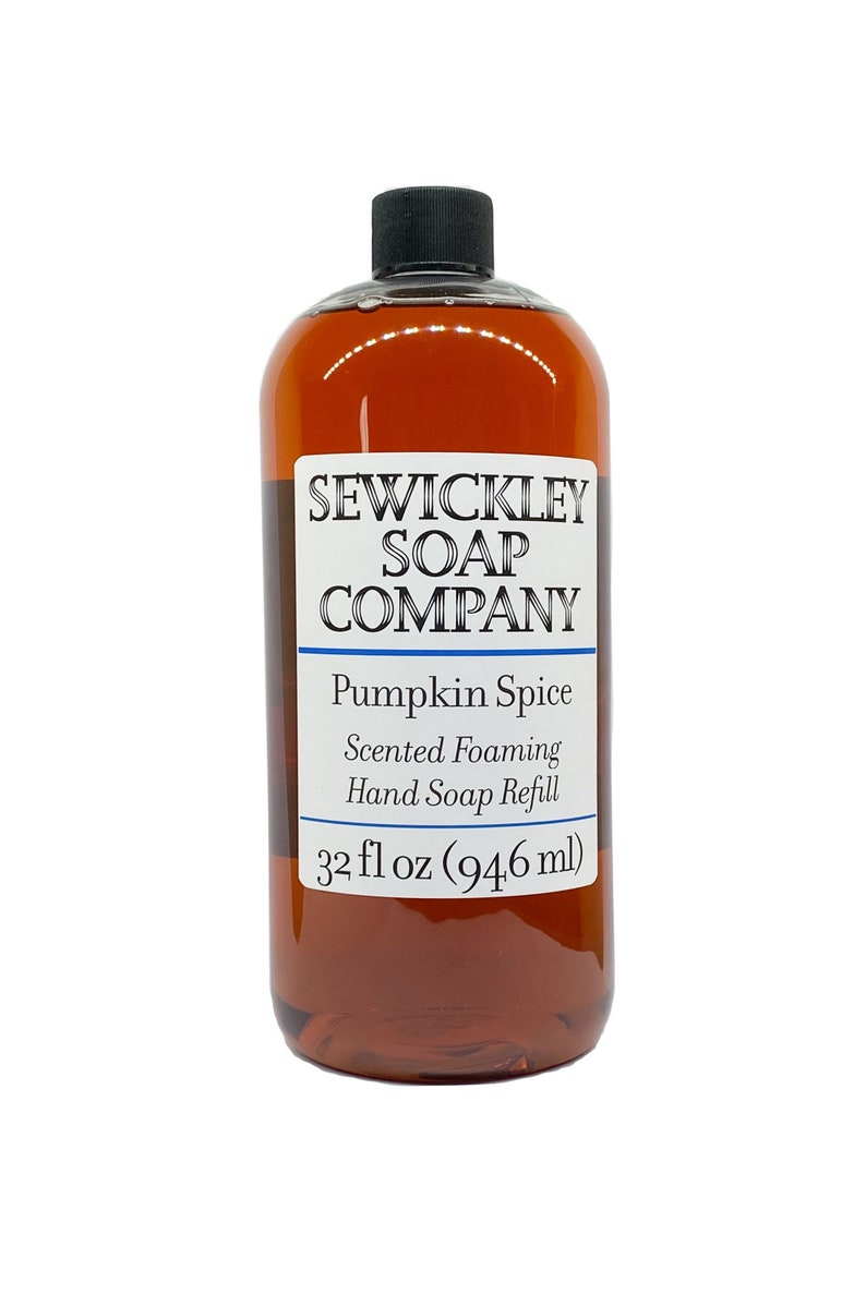 Pumpkin Spice Scented Foaming Hand Soap 32oz Refill Etsy