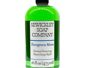 Evergreen Moss Scented Foaming Hand Soap 16oz Refill