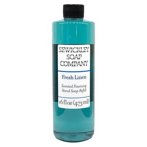 Fresh Linen Scented Foaming Hand Soap 16oz Refill