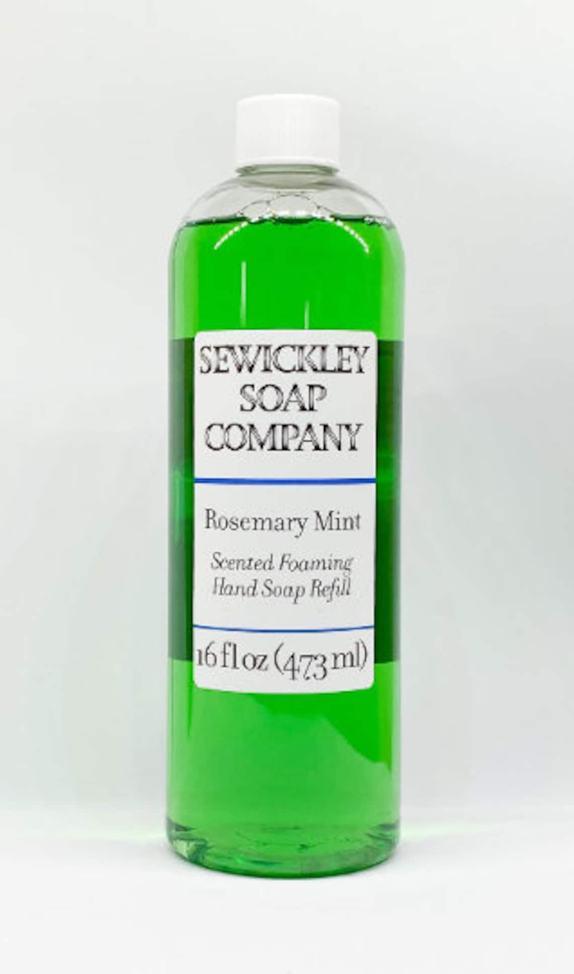 Rosemary Mint Scented Foaming Hand Soap 16oz Refill Etsy