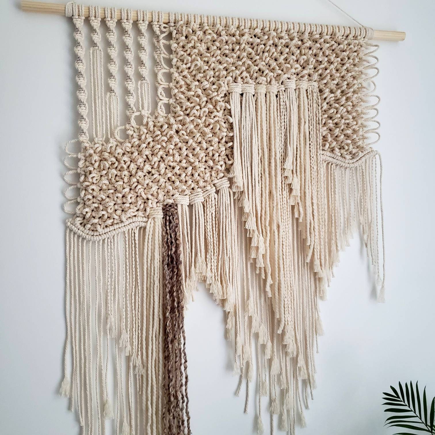 Abstract Large Macrame Wall Hanging The Macrame Deco | Etsy