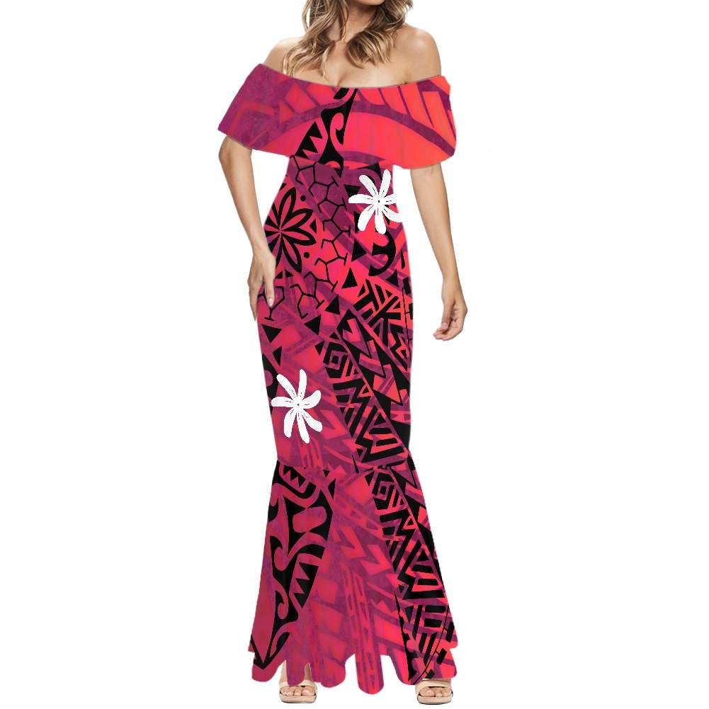 Tiare Tahiti Mermaid Dress Polynesian Dress Prom Gown - Etsy