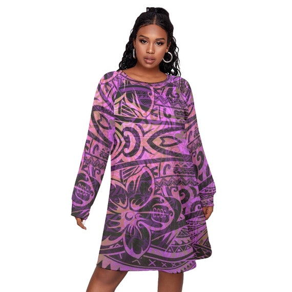 plus size hawaiian dress