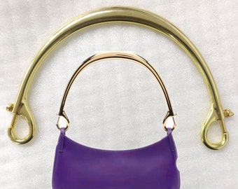 High-quality Zinc Alloy Hanging Plated Handle New Style Bag Alloy Handle Spring Buckle Handle