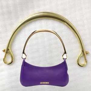 High-quality Zinc Alloy Hanging Plated Handle New Style Bag Alloy Handle Spring Buckle Handle zdjęcie 1