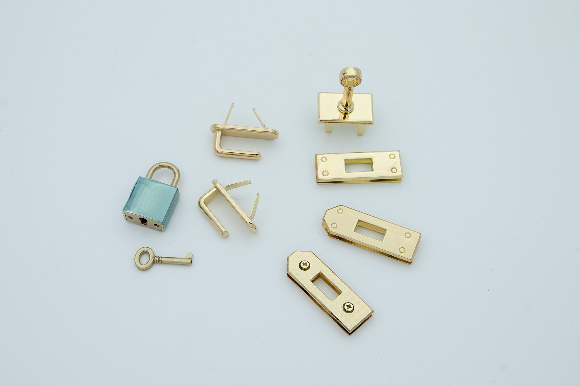 Gold Luggage Lock Set Bag Accessories Hardware Purse Notions Etsy