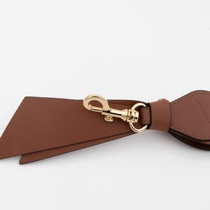 Bow-tie bag strap, short women's handbag shoulder strap, handbag strap image 4