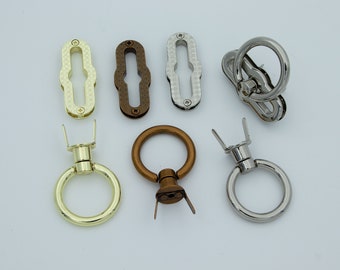 fashion twist turn lock for purse bag wallet clutch making locks hardware