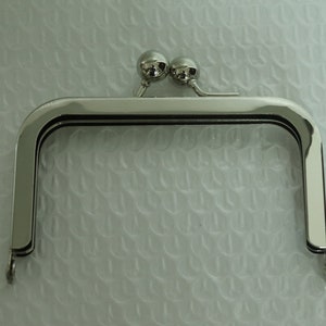 5 pcs 4 1/ inch 3 inch silver purse frame image 1