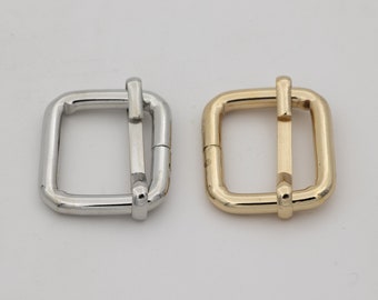 1" Tri-Glide Strap Slide - 10ct Metal Slide Buckle hardware for dog collars, purses, bags, straps, belts, and hardware needs