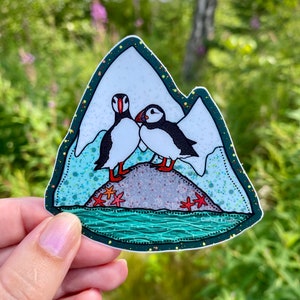 Puffins sticker