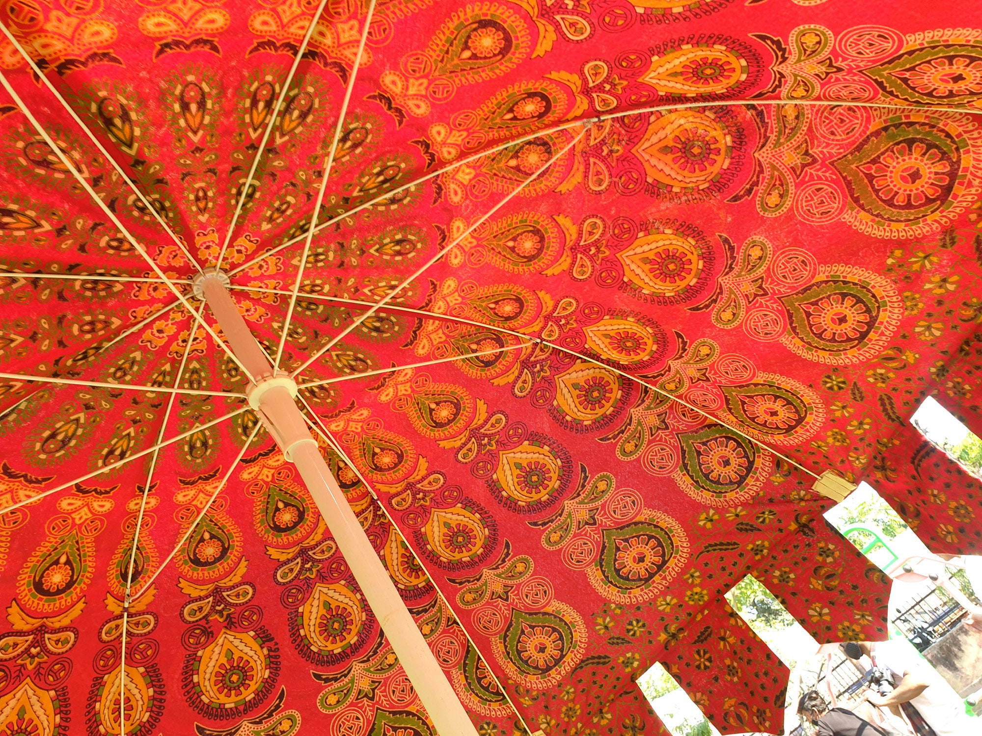 Indian Garden Umbrella Handmade Patio Garden Umbrella Indian Etsy
