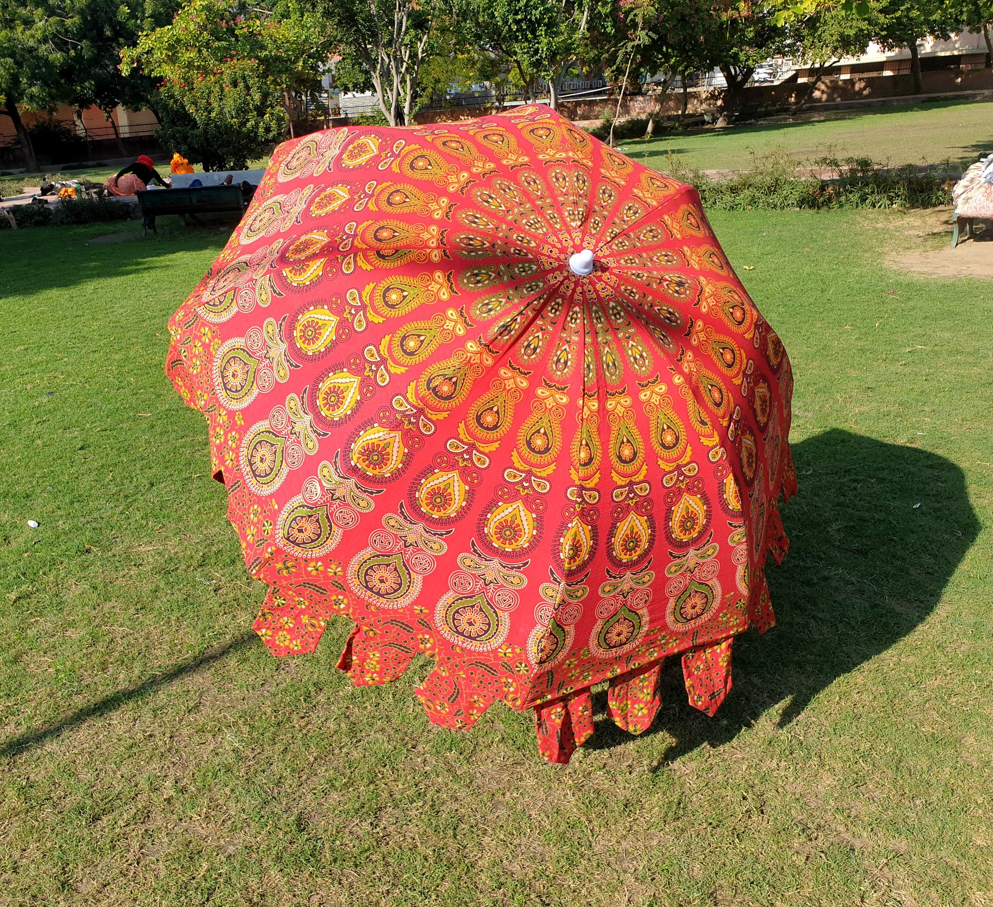 Indian Garden Umbrella Handmade Patio Garden Umbrella Indian Etsy