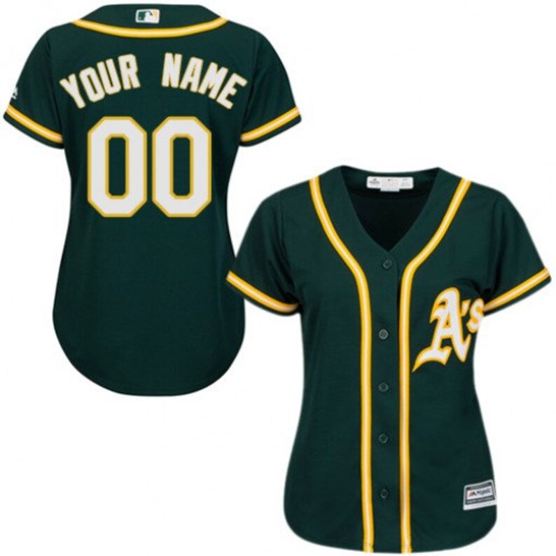 oakland a's personalized jersey