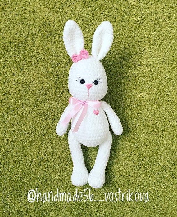 Plush Doll Choose from Colors Can be personalized Easter Bunny Rabbit