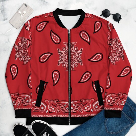 Bandana bomber jacket sale
