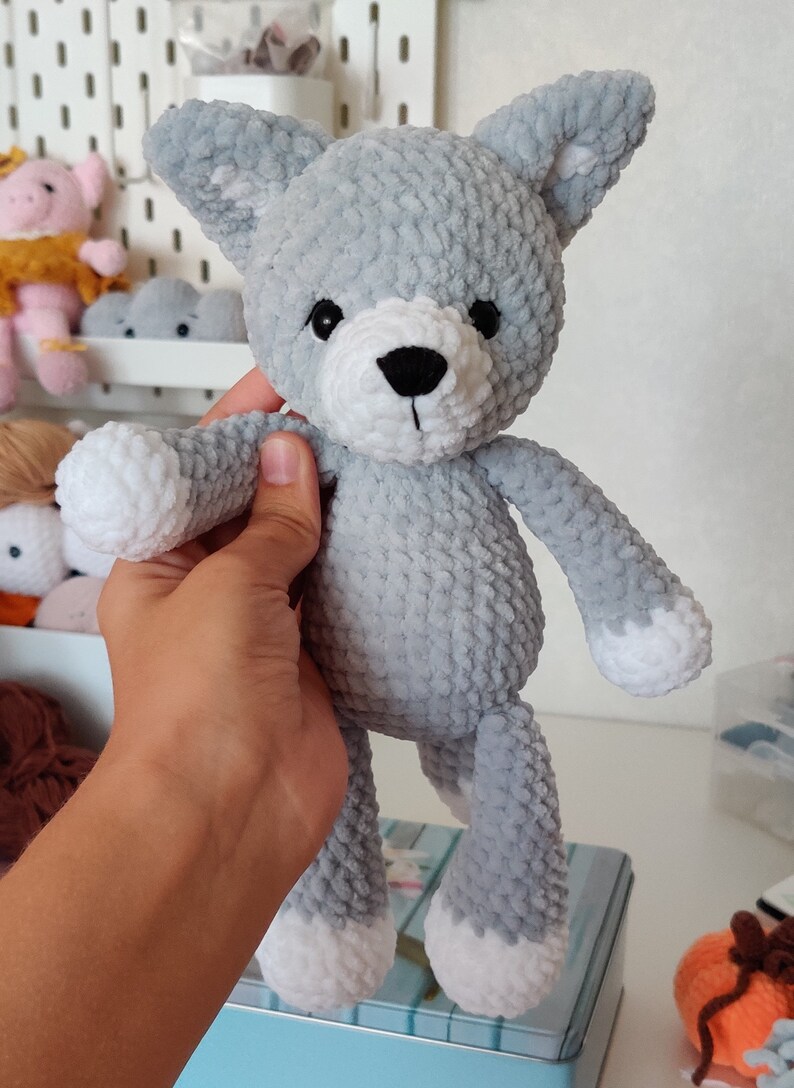 giant wolf plushie