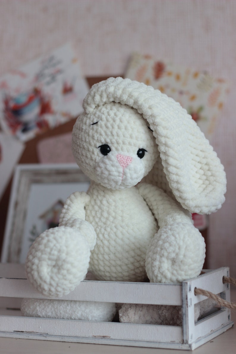 Crochet bunny plush PATTERN Bunny amigurumi PDF pattern DIY Etsy