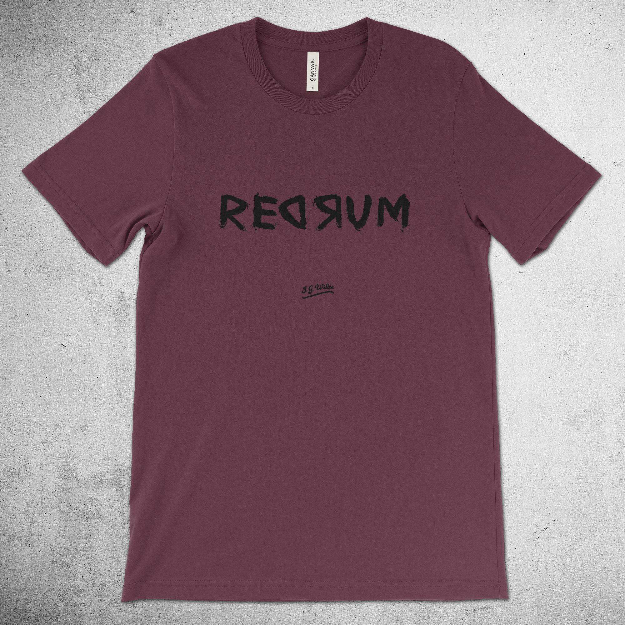 REDRUM SHORT SLEEVE UNISEX TEE
