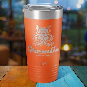 AMC Gremlin - Laser Etched Insulated Stainless Steel Tumbler - 12 Colors & 3 Sizes Available