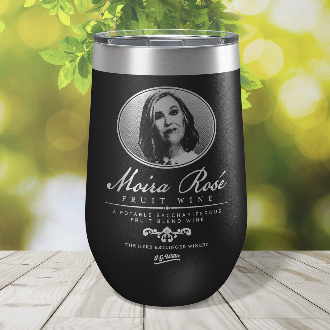Limited Special Edition Moira Rosé Fruit Wine Schitt's Creek Black 16oz