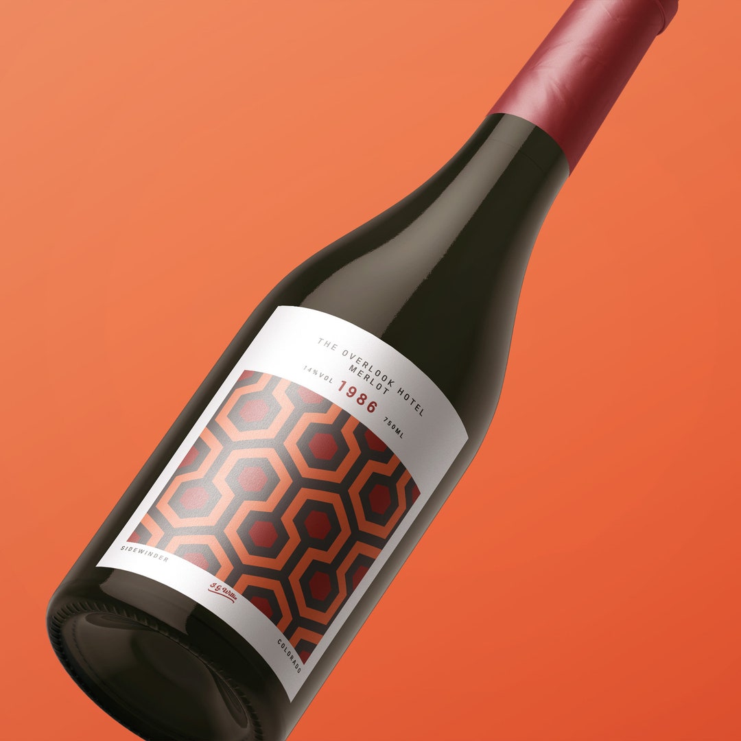 The Shining Overlook Hotel Carpet Pattern Halloween Adhesive