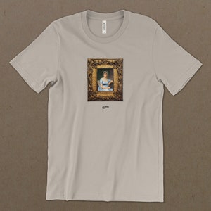 Jane Austin Framed Portrait - Full Color DTG Premium Cotton Tee