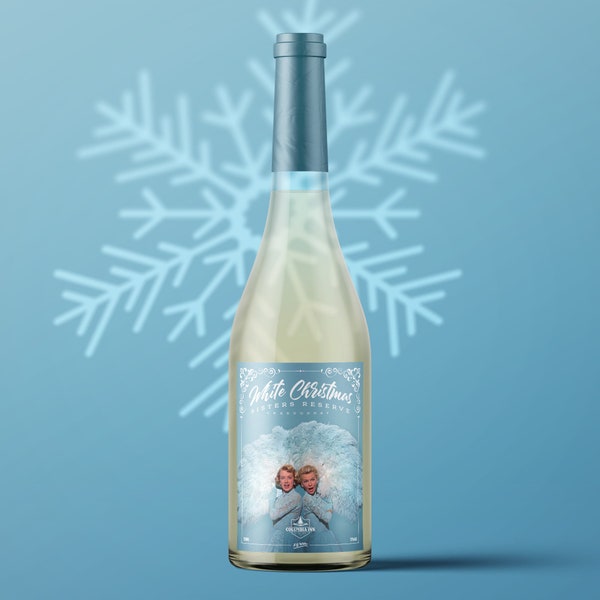 Columbia Inn | White Christmas Sisters Reserve Wine Label