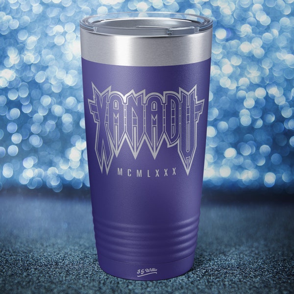 Xanadu 40th Anniversary Tumbler (2020) - Laser Etched Insulated Stainless Steel Tumbler - 12 Colors & 3 Sizes Available