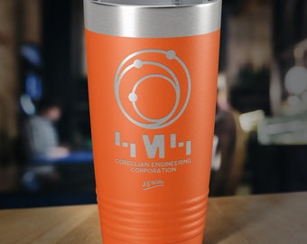 Corellion Engineering Corportation - Laser Etched Insulated Stainless Steel Tumbler - 12 Colors & 3 Sizes Available