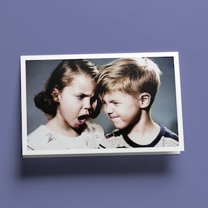 Happy birthday from your sister, the person that helped to shape you... Humorous Sister to Brother Birthday Greeting Card image 1