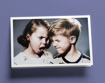 Happy birthday from your sister, the person that helped to shape you... - Humorous Sister to Brother Birthday Greeting Card