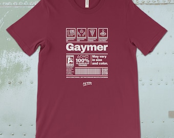 Gaymer - Gay Gamer - Premium Cotton Tee