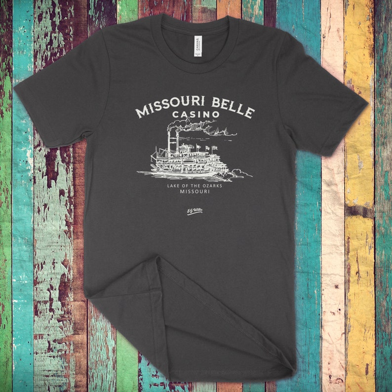 Ozark Missouri Belle Casino Unisex Premium Cotton Tee Etsy