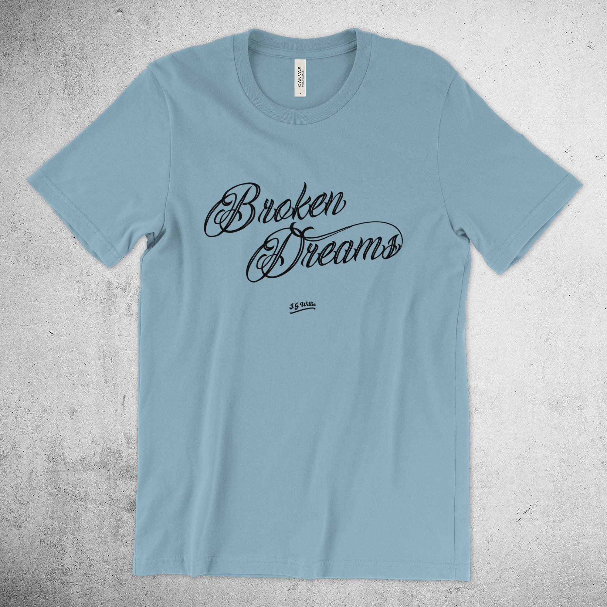 Broken Dreams - DTG Premium Cotton Graphic Tee - Etsy