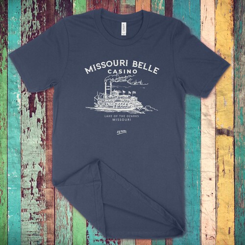 Ozark Missouri Belle Casino Unisex Premium Cotton Tee Etsy