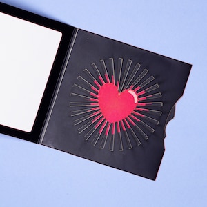 Cartão de felicitações pop-up XO