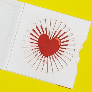 Cartão de felicitações pop-up XO