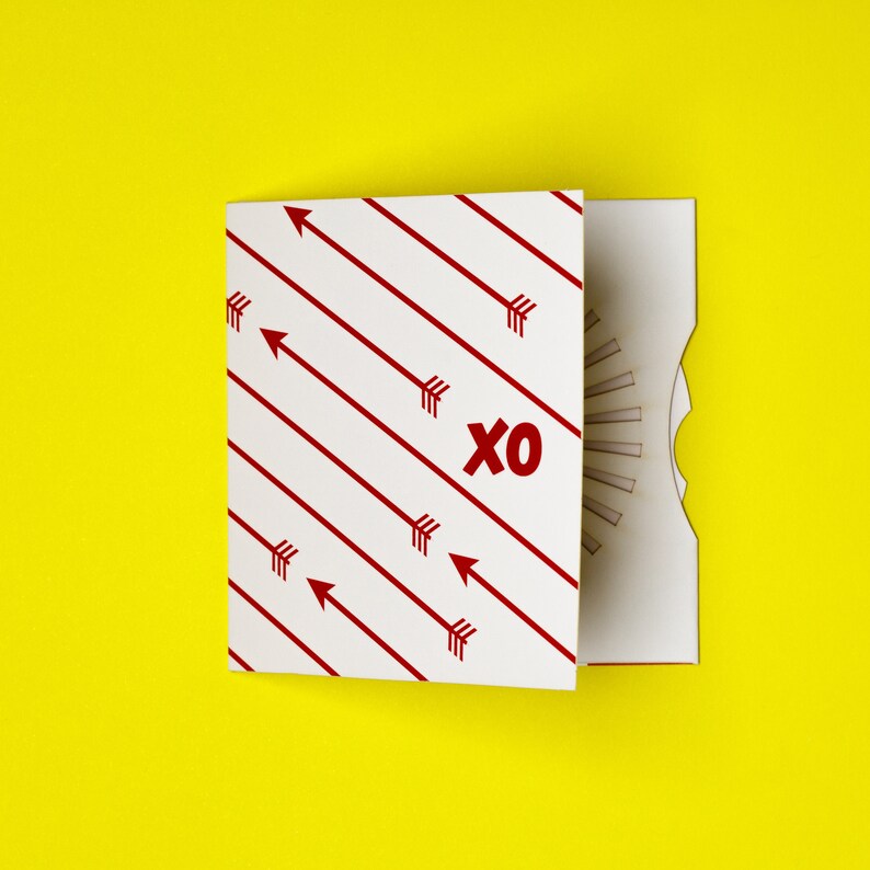 Carte de voeux pop-up XO image 3