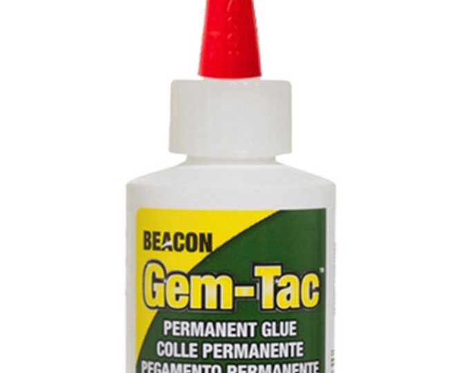 Gemtac Glue 4oz Bottle Made for Fabric Ideal for Gluing Etsy UK