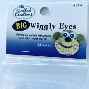 Pack of 200 Assorted Size Multicolour Arts & Craft Googly Eyes