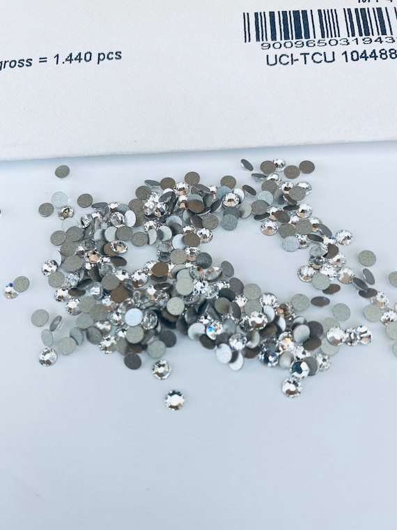 Swarovski Rhinestones Non Hotfix Crystal Silver Night