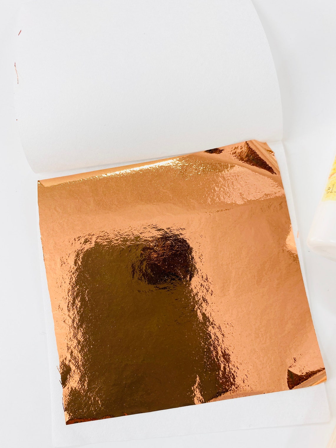 Copper Leaf 100 Sheets 88 Cm Kit With 15ml Gilding Glue & Etsy