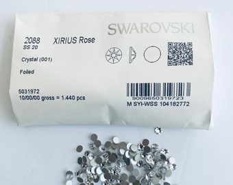 50pcs Swarovski® Crystal Aurum Stones Ss20 Rhinestones Flatback