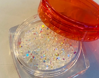 1440pcs Tooth Gems Preciosa® Crystal Pixie Chandelier Dust AB Crystal  Lead-free Gems Nonhotfix Designs Foiled Rhinestones Nail Art -  UK