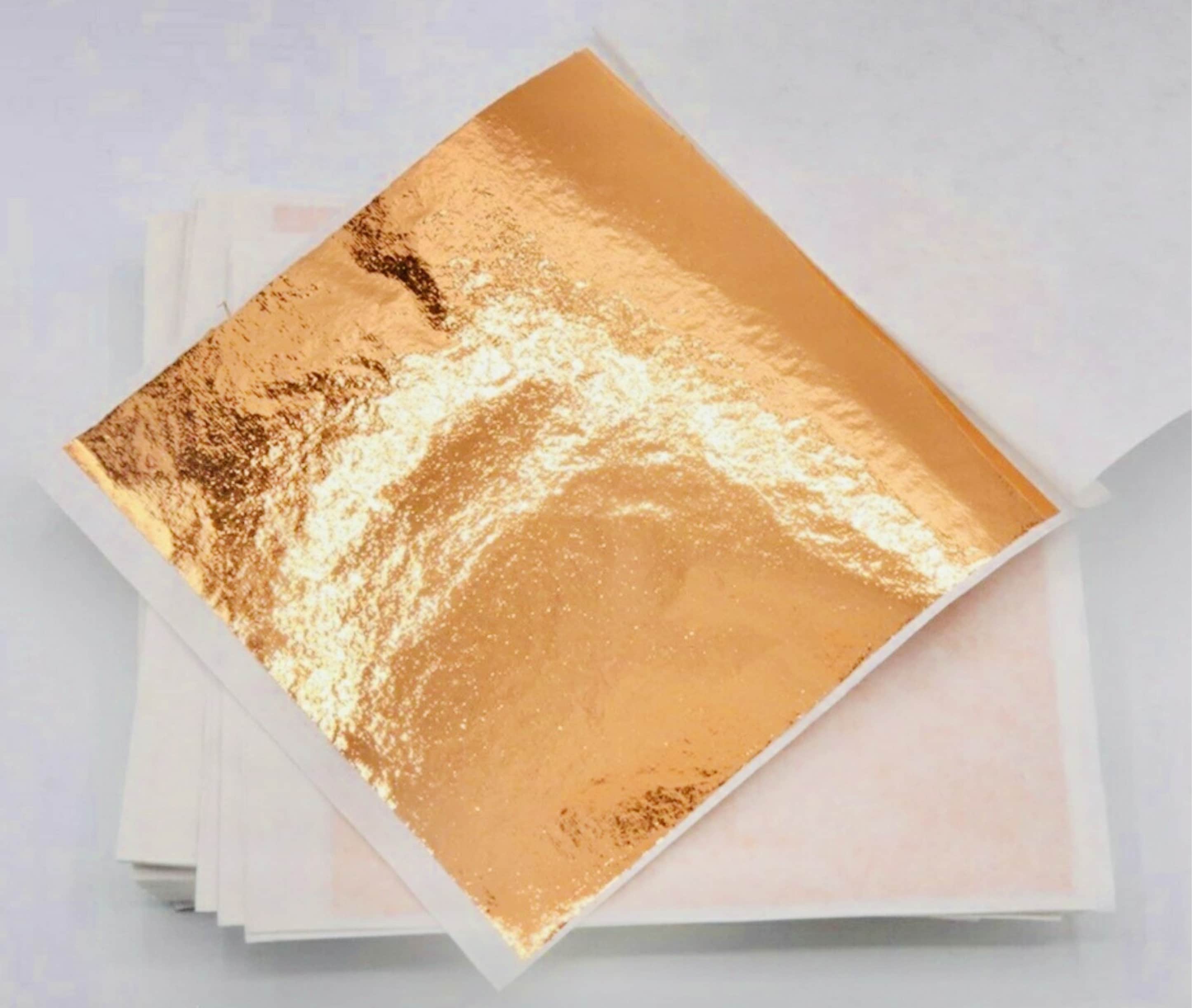 50pcs Copper Leaf 88.5cm Sheets Genuine Gilding Arts & Crafts Etsy UK