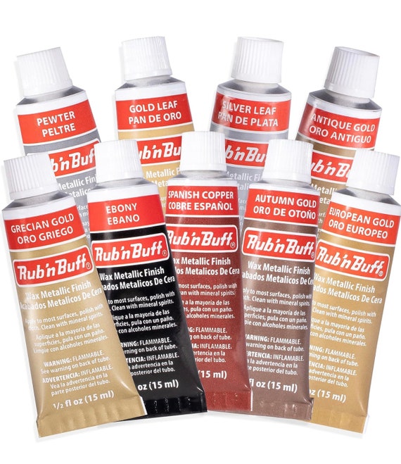 Original Rub 'n Buff Metallic Wax Finish .5oz Choice of Colors