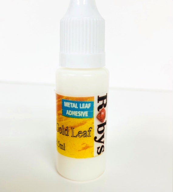 1pc Gold Leaf, Silver Leaf Gilding Adhesive Supplied in 15ml