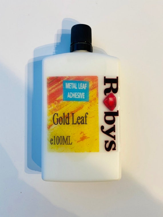 100ml Rubys Gold Leaf Adhesive Gilding Size Glue Ideal for Gold