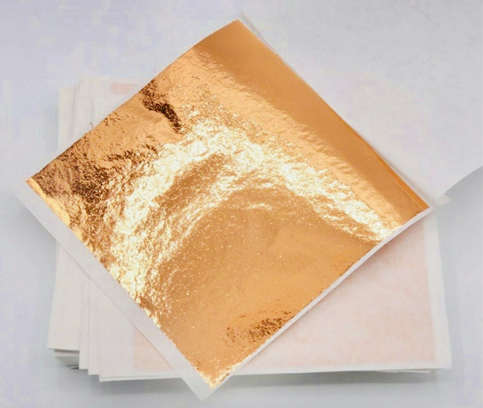 100pcs Copper Leaf 88.5cm sheets Genuine Gilding Arts & Etsy